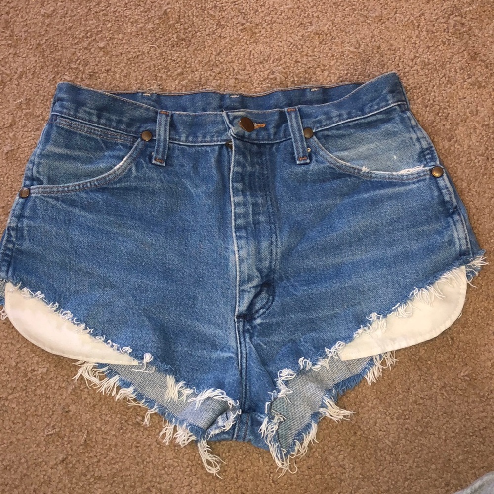 denim shorts